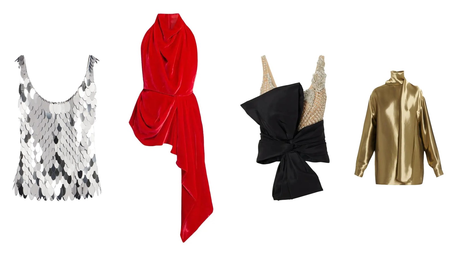 The Best Party Tops for the Holidays, From Sequins and Velvet to Bows and Corsets