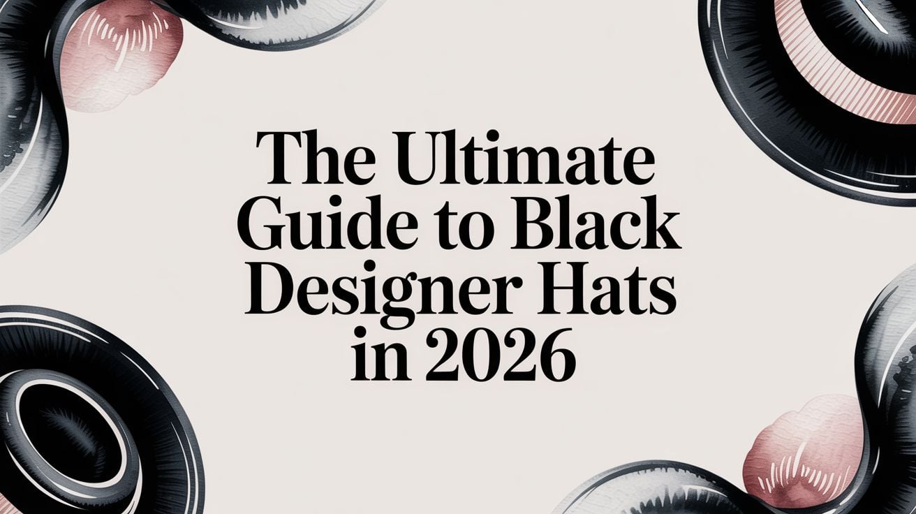 The Ultimate Guide to Black Designer Hats in 2026