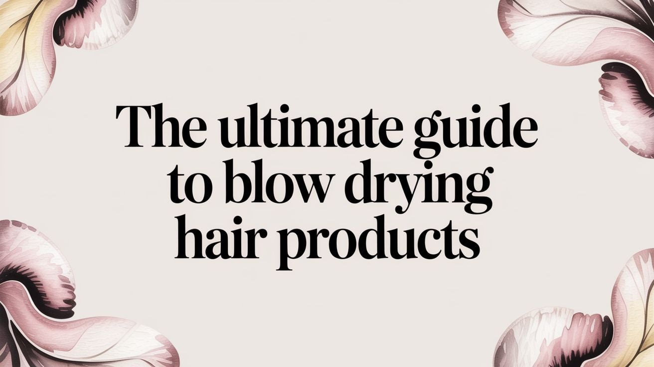 The Ultimate Guide to Blow Drying Hair Products