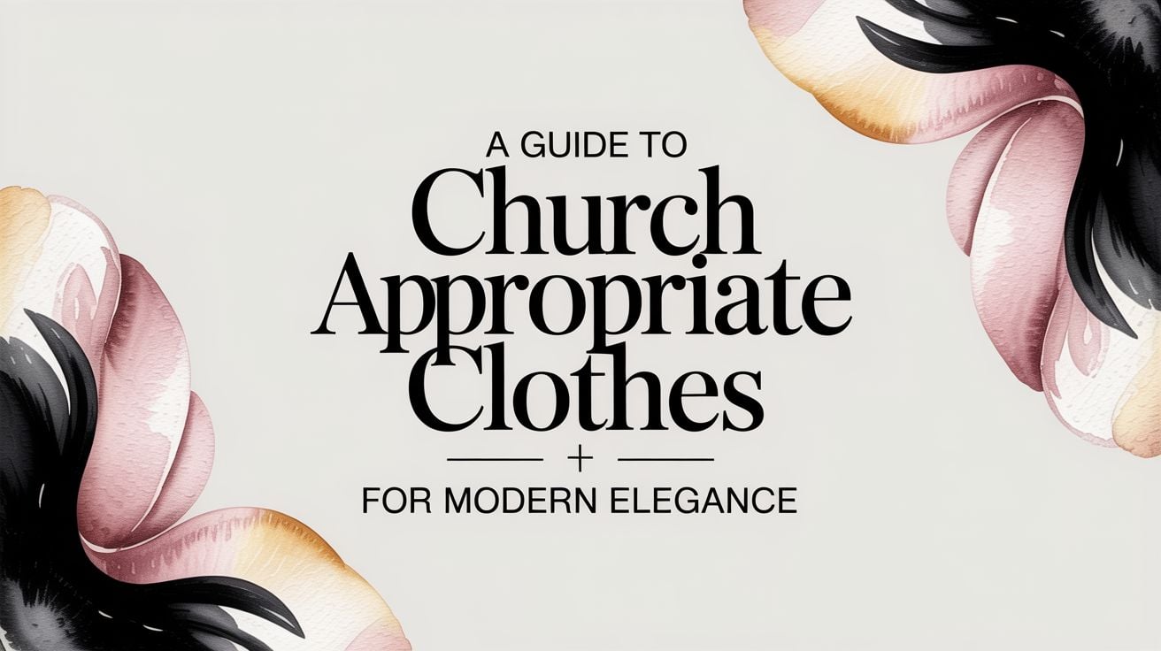 A Guide to Church Appropriate Clothes for Modern Elegance