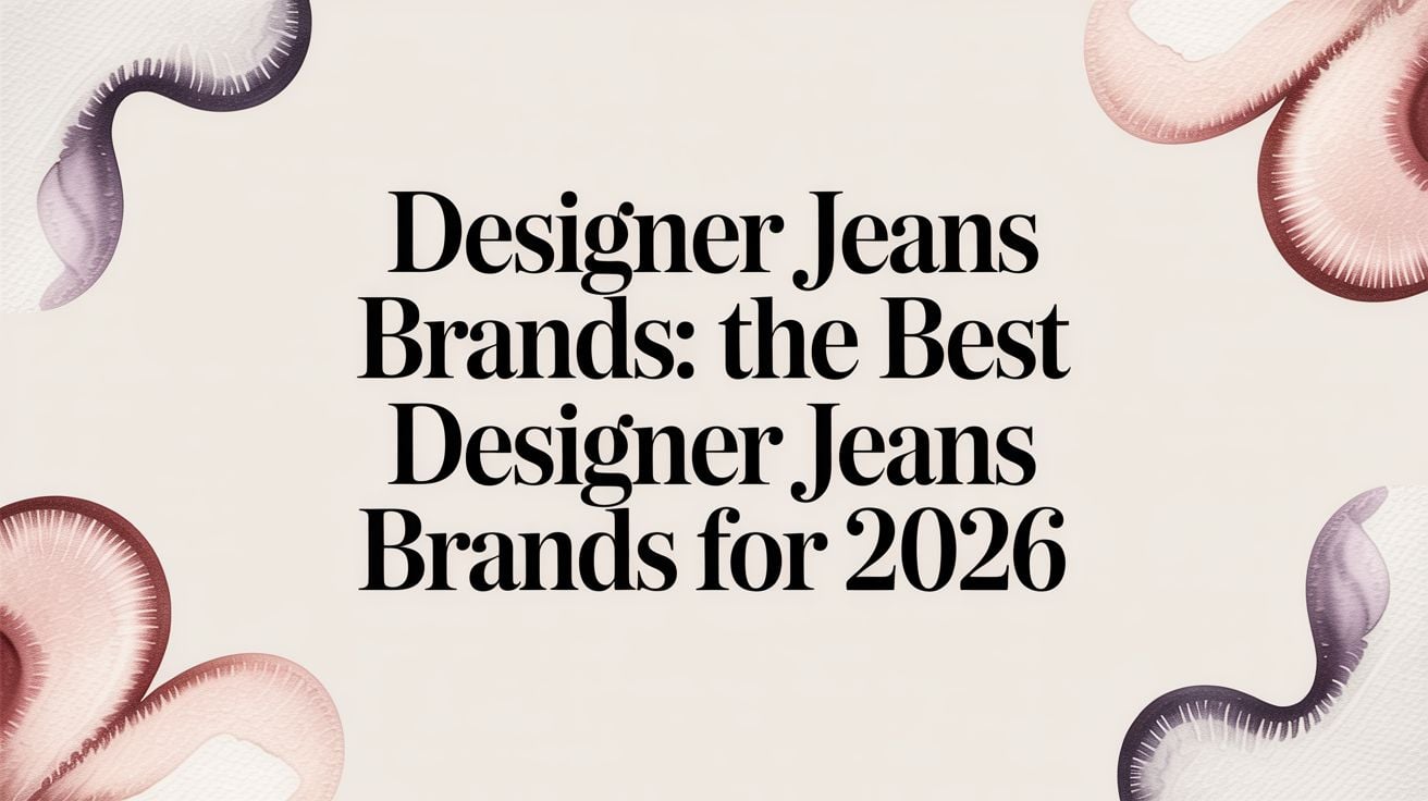 Designer Jeans Brands: The Best designer jeans brands for 2026