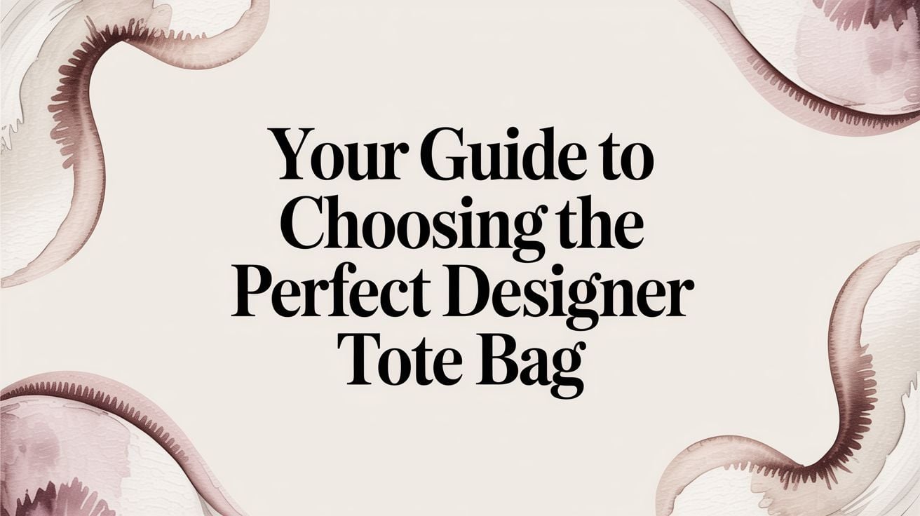 Your Guide to Choosing the Perfect Designer Tote Bag