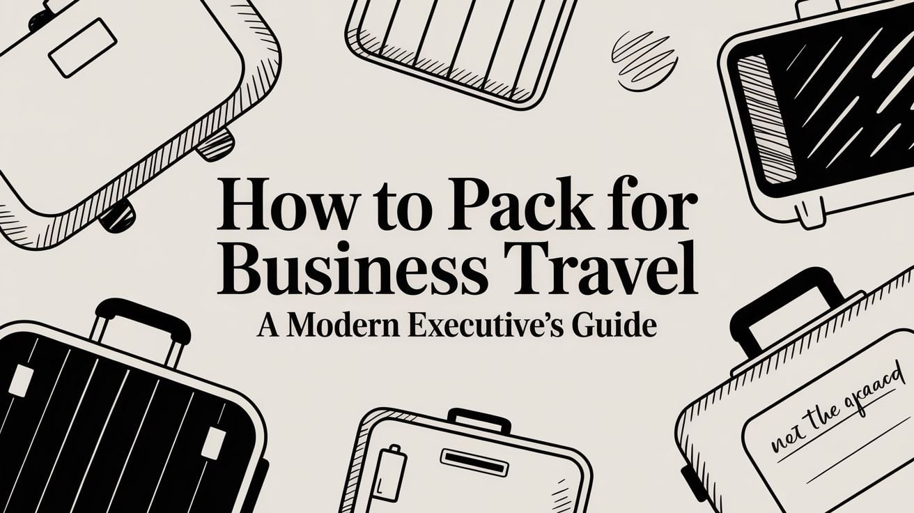 How to Pack for Business Travel: A Modern Executive’s Guide