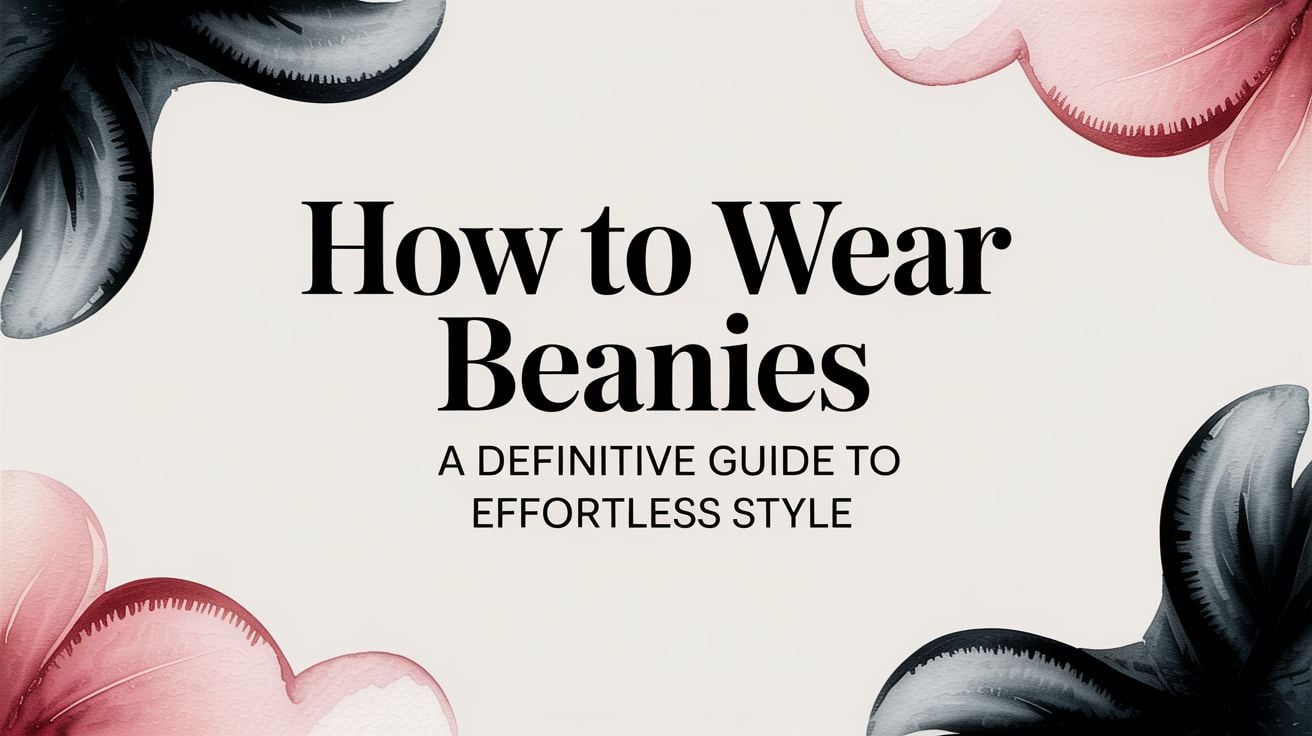 How to Wear Beanies a Definitive Guide to Effortless Style