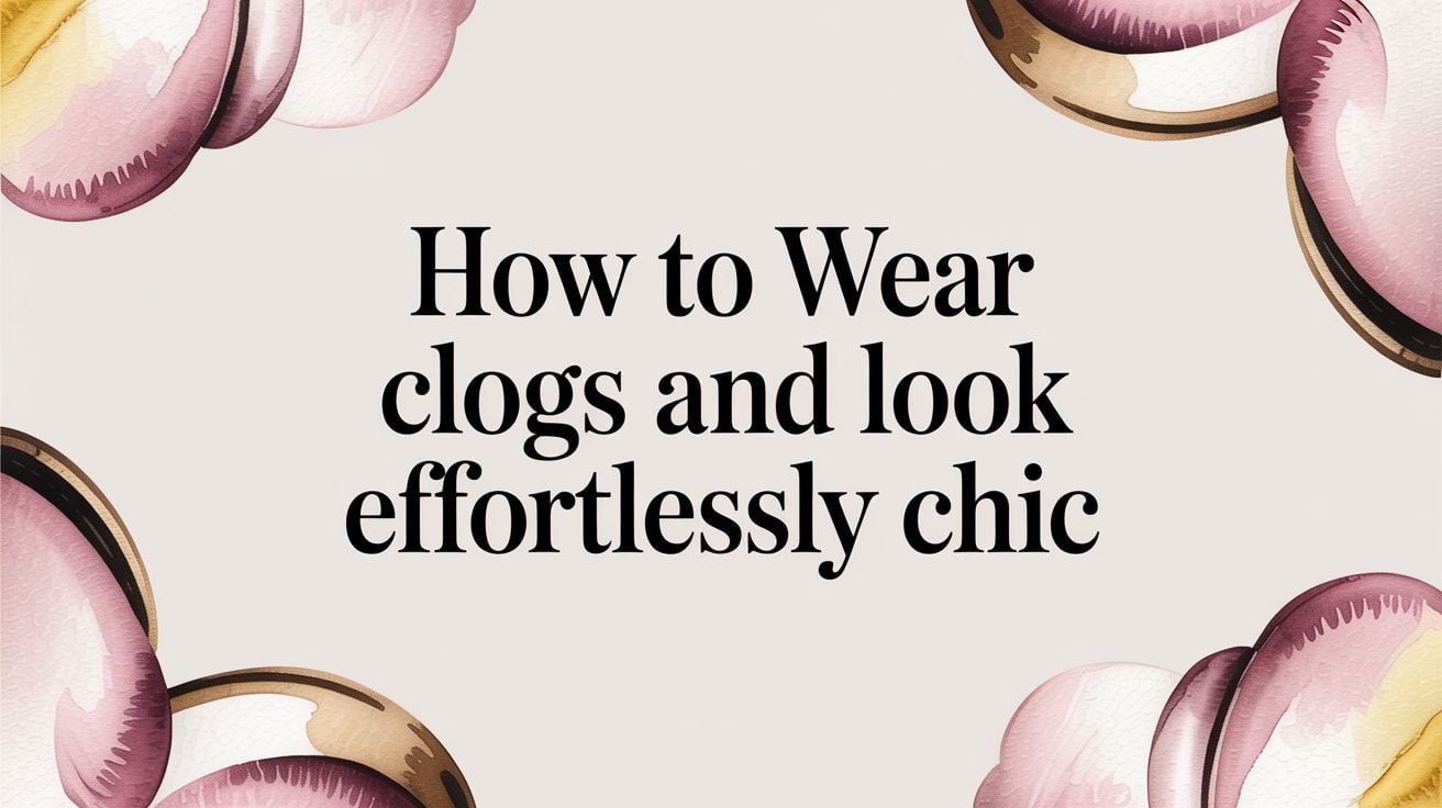 How to Wear Clogs and Look Effortlessly Chic