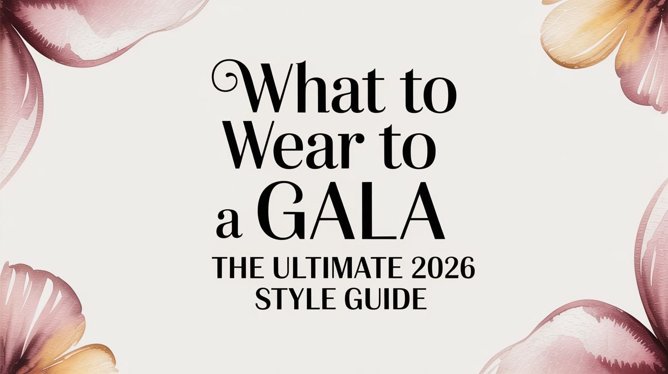 What to Wear to a Gala The Ultimate 2026 Style Guide
