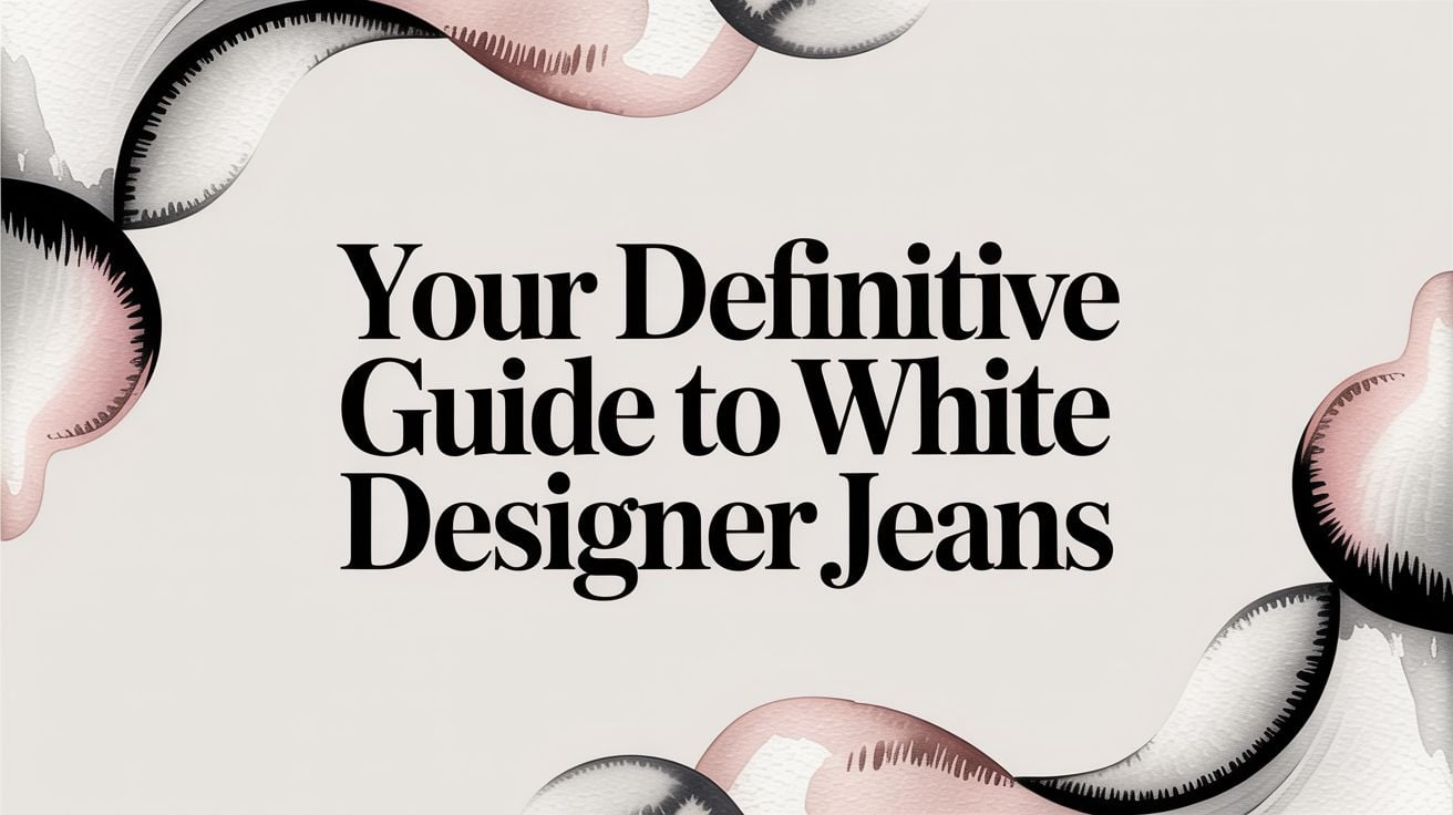 Your Definitive Guide to White Designer Jeans