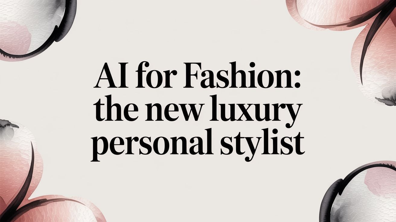 AI for Fashion: The New Luxury Personal Stylist