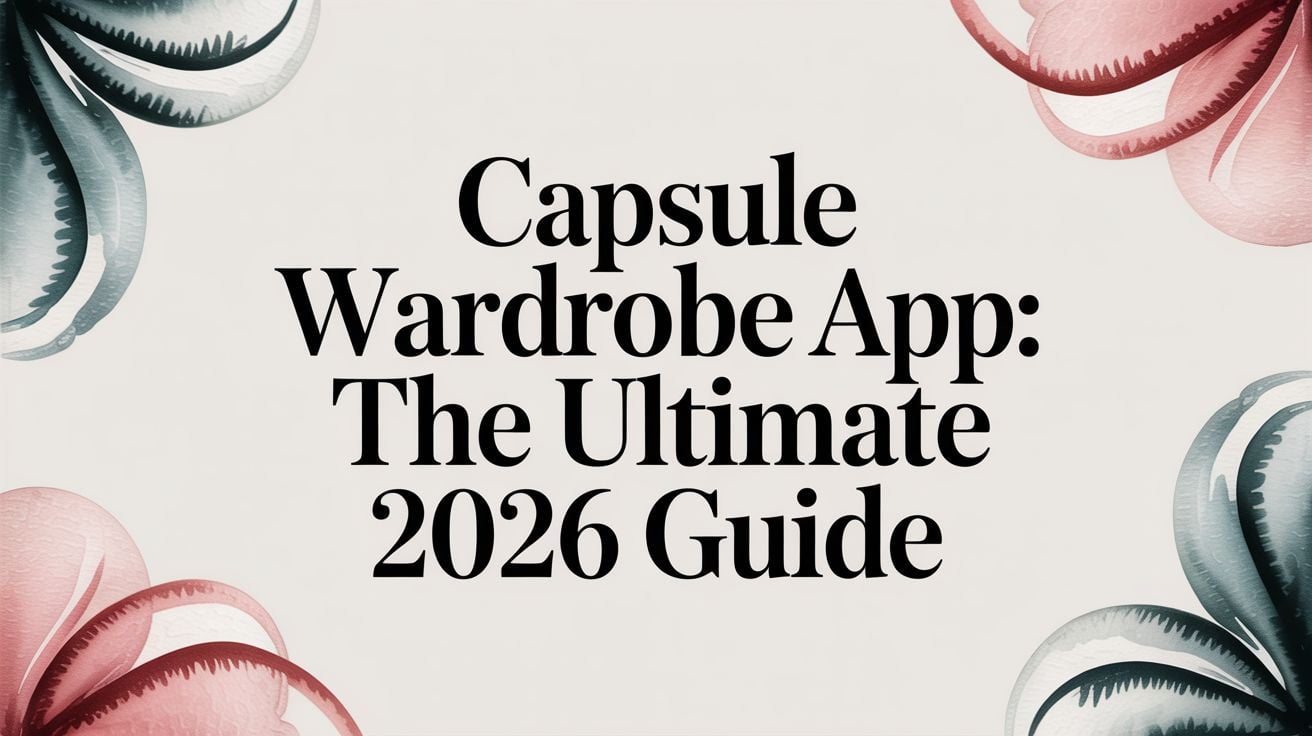 Capsule Wardrobe App: The Ultimate 2026 Guide