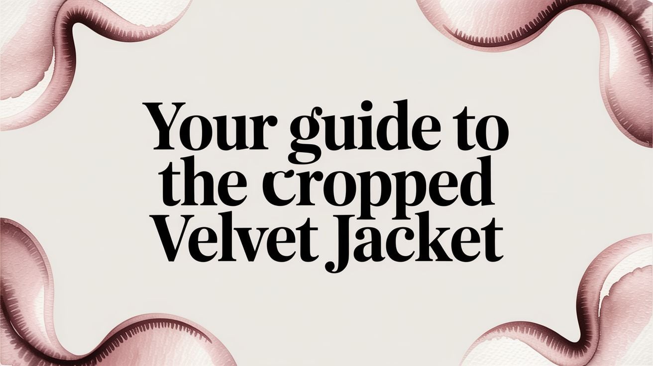 Your Guide to the Cropped Velvet Jacket