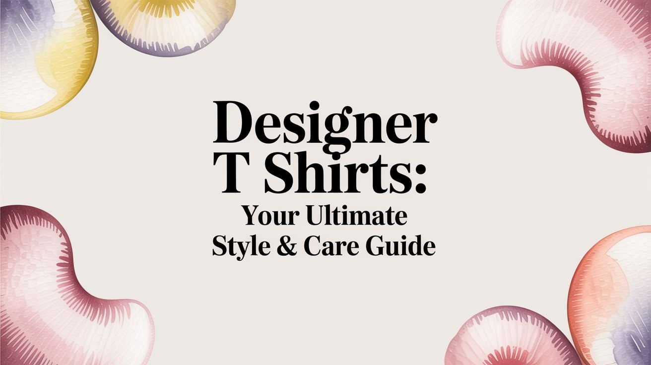 Designer T Shirts: Your Ultimate Style & Care Guide