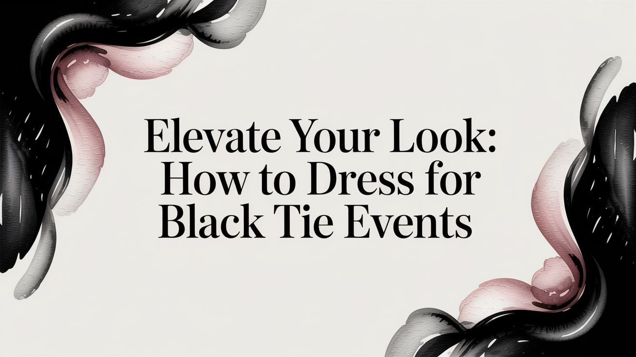 Elevate Your Look: How to Dress for Black Tie Events