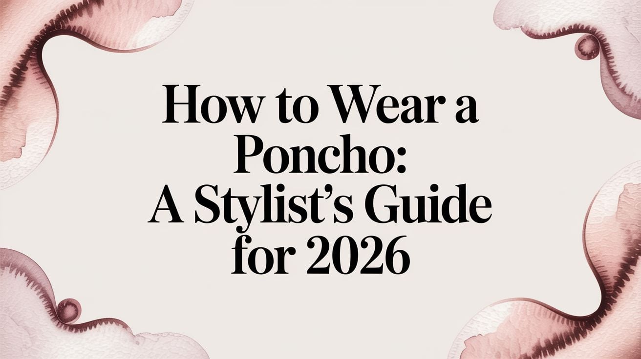 How to Wear a Poncho: A Stylist’s Guide for 2026