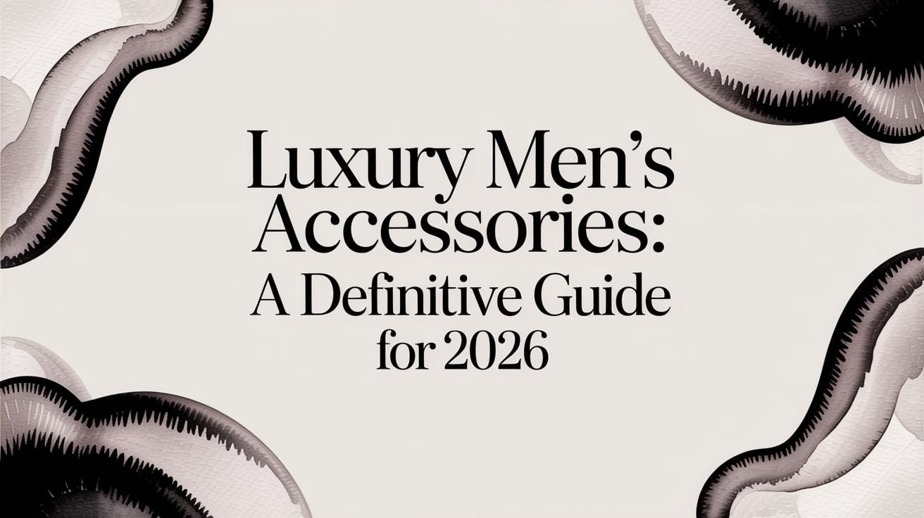 Luxury Men’s Accessories: A Definitive Guide for 2026