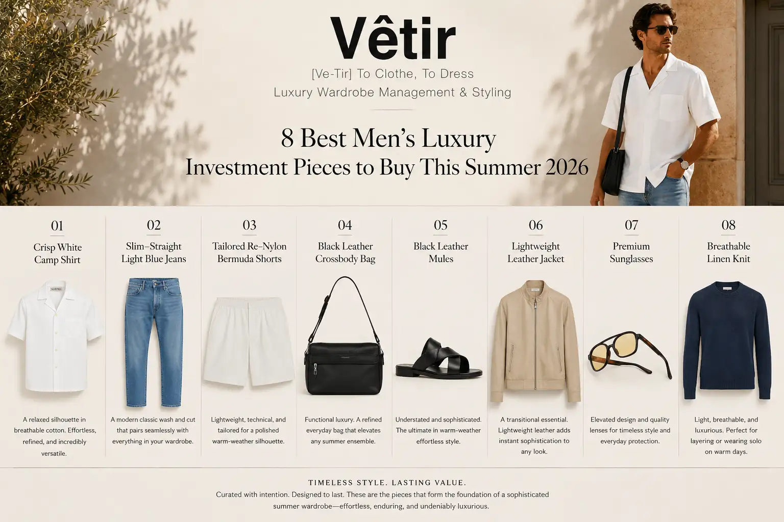 Best men’s luxury investment pieces 2026