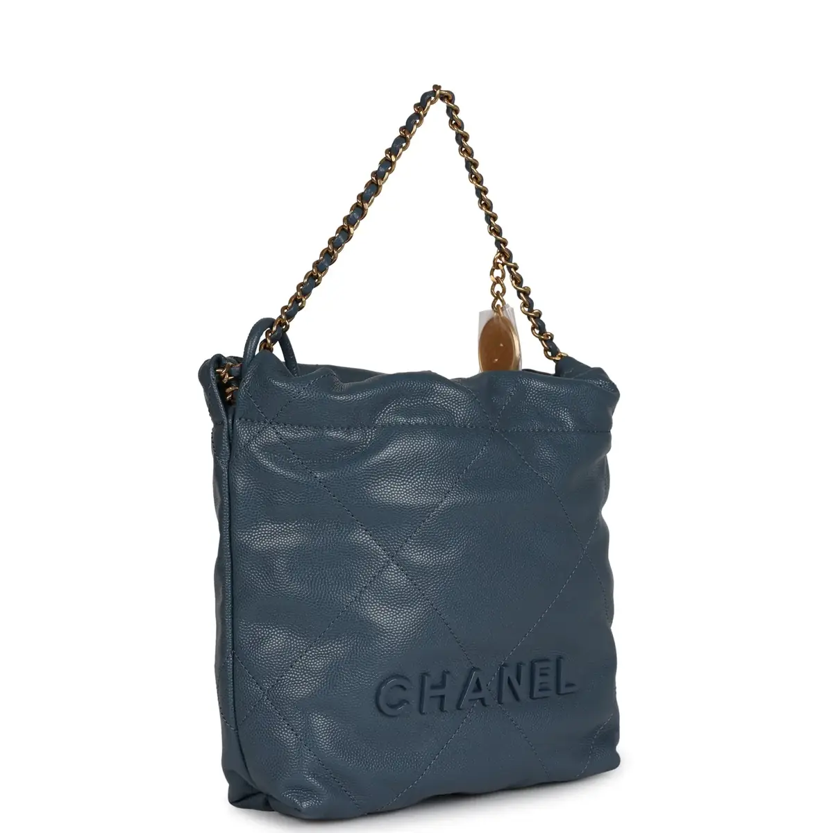 Chanel Chanel Mini 22 Bag Blue Caviar Gold Hardware | Thumbnail 2 Chanel Chanel Mini 22 Bag Blue Caviar Gold Hardware | Thumbnail 2