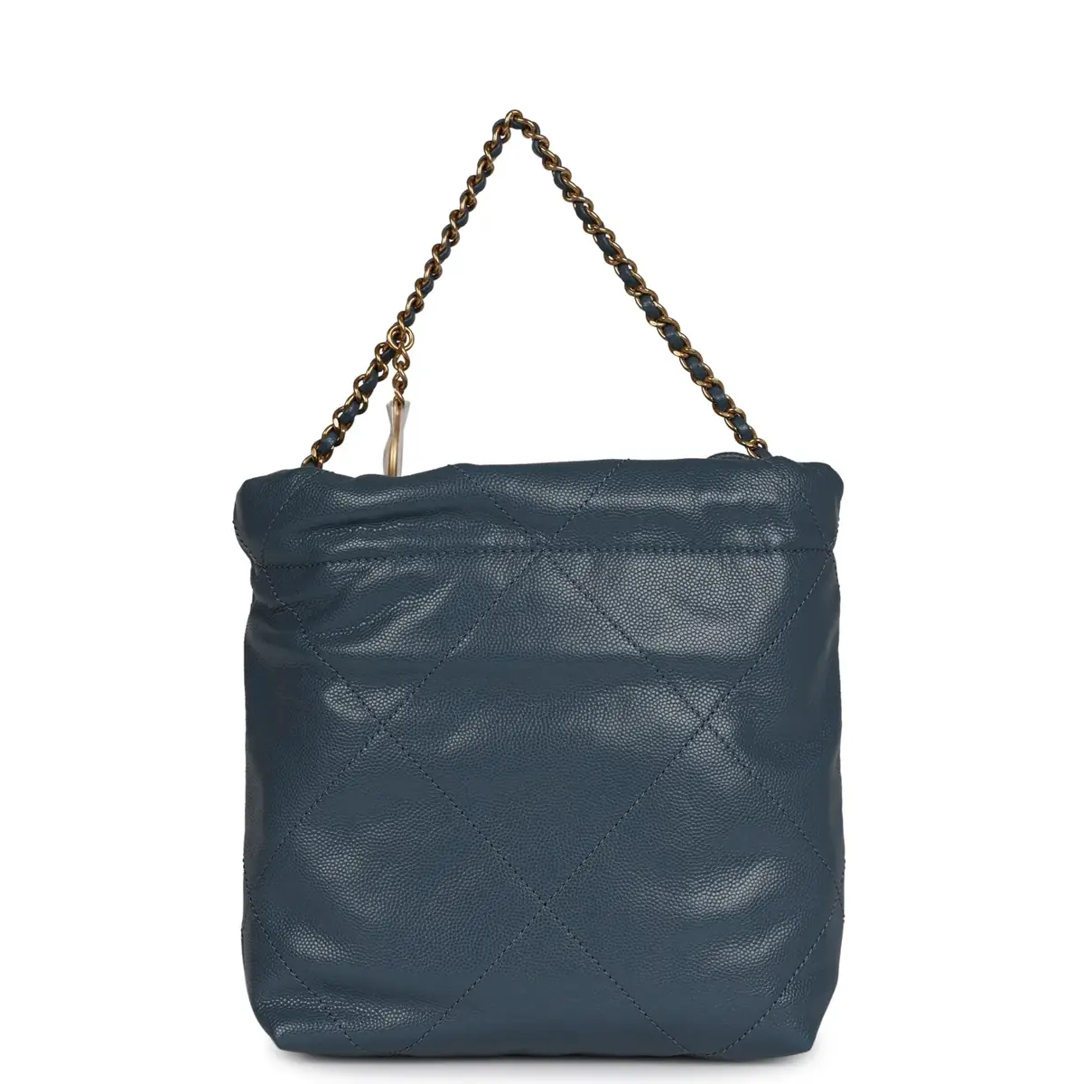 Chanel Chanel Mini 22 Bag Blue Caviar Gold Hardware | Thumbnail 4 Chanel Chanel Mini 22 Bag Blue Caviar Gold Hardware | Thumbnail 4