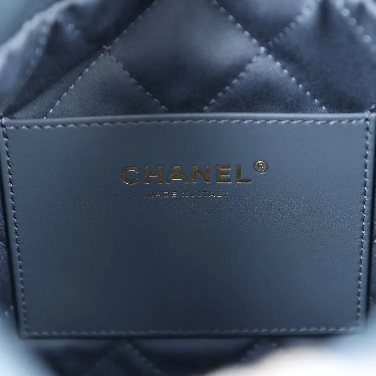 Chanel Chanel Mini 22 Bag Blue Caviar Gold Hardware | Thumbnail 10 Chanel Chanel Mini 22 Bag Blue Caviar Gold Hardware | Thumbnail 10