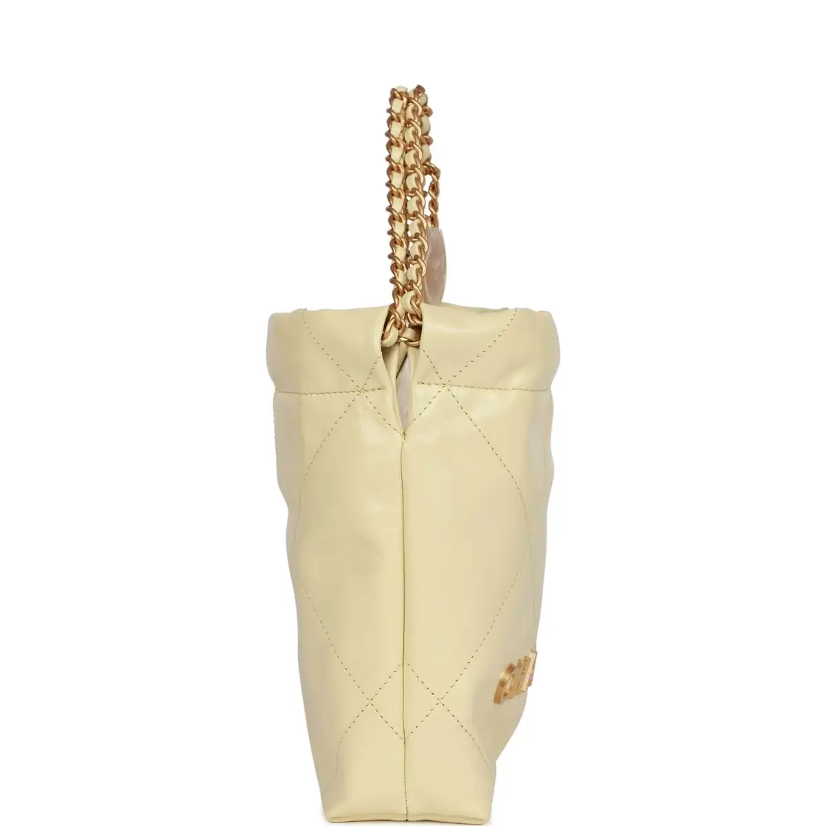 Chanel Chanel Mini 22 Bag Yellow Calfskin Gold Hardware | Thumbnail 3 Chanel Chanel Mini 22 Bag Yellow Calfskin Gold Hardware | Thumbnail 3