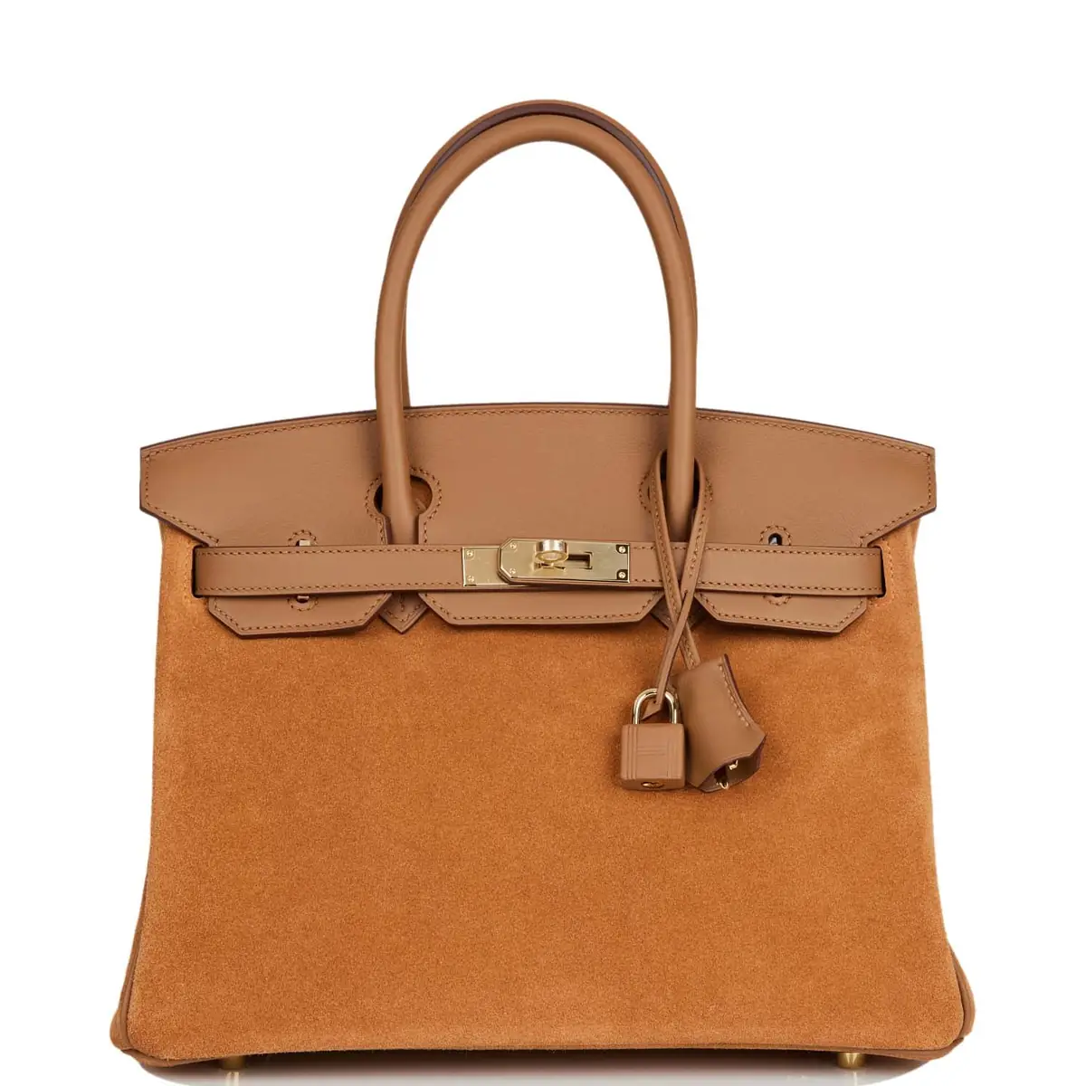 HERMÈS Hermes Birkin 30 Chamois and Alezan Grizzly and Swift Gold Hardware | Image 1 HERMÈS Hermes Birkin 30 Chamois and Alezan Grizzly and Swift Gold Hardware | Image 1