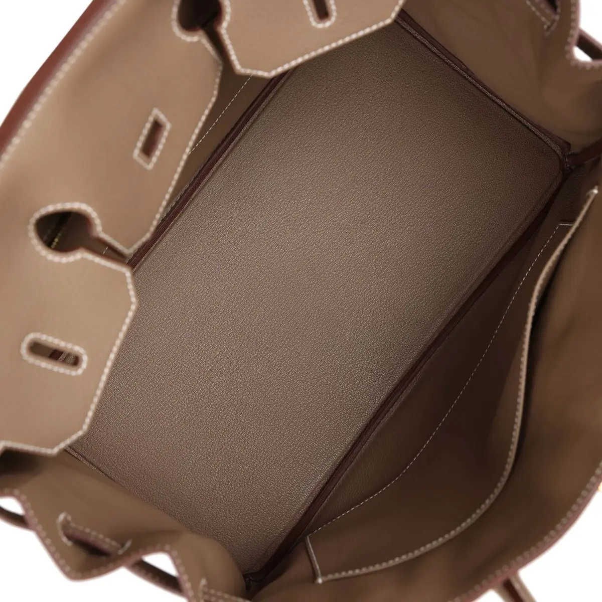 HERMÈS Hermes Birkin 35 Etoupe Togo Gold Hardware | Thumbnail 8 HERMÈS Hermes Birkin 35 Etoupe Togo Gold Hardware | Thumbnail 8