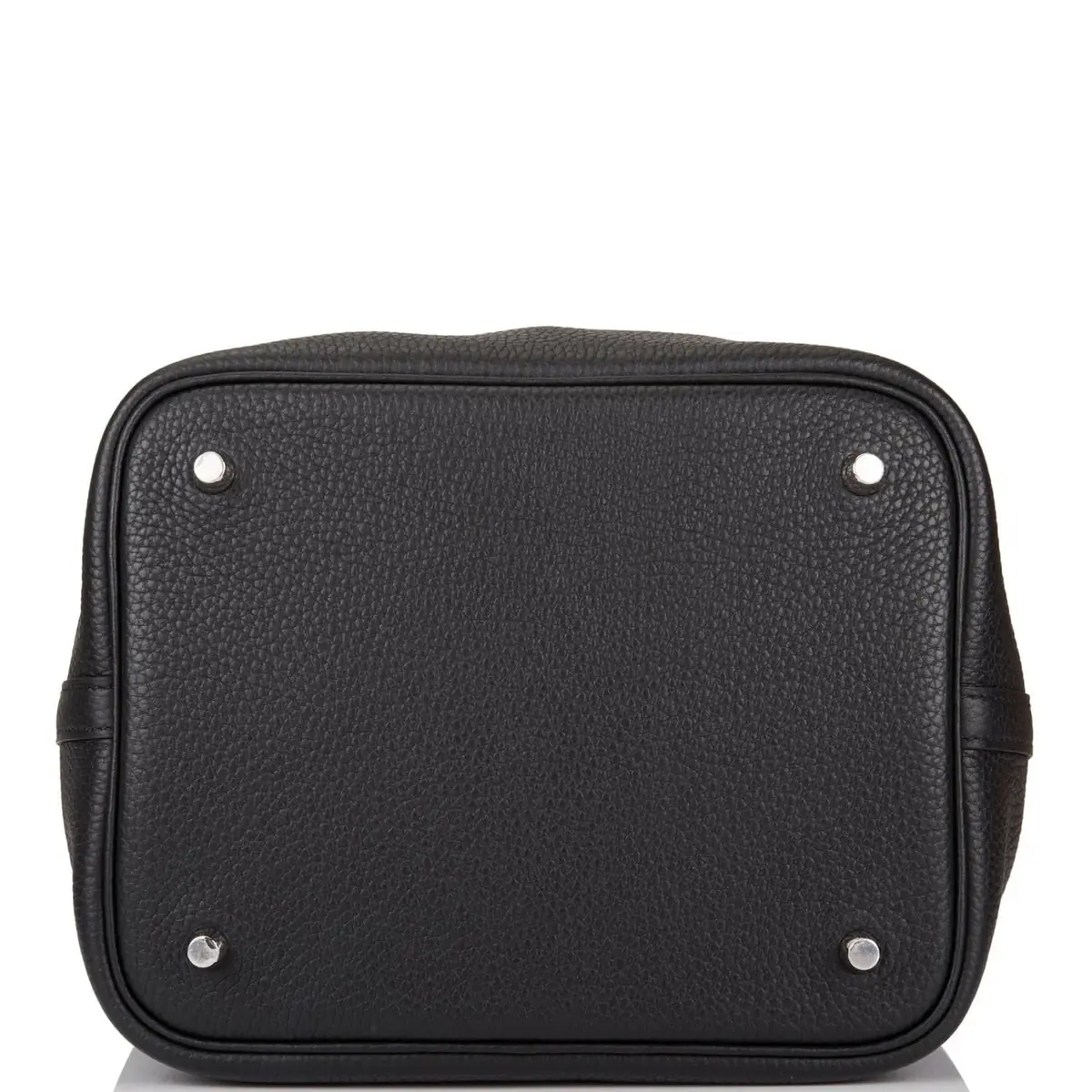 HERMÈS Hermes Black Matte Alligator/Clemence Picotin "Touch" 22cm | Thumbnail 6 HERMÈS Hermes Black Matte Alligator/Clemence Picotin "Touch" 22cm | Thumbnail 6