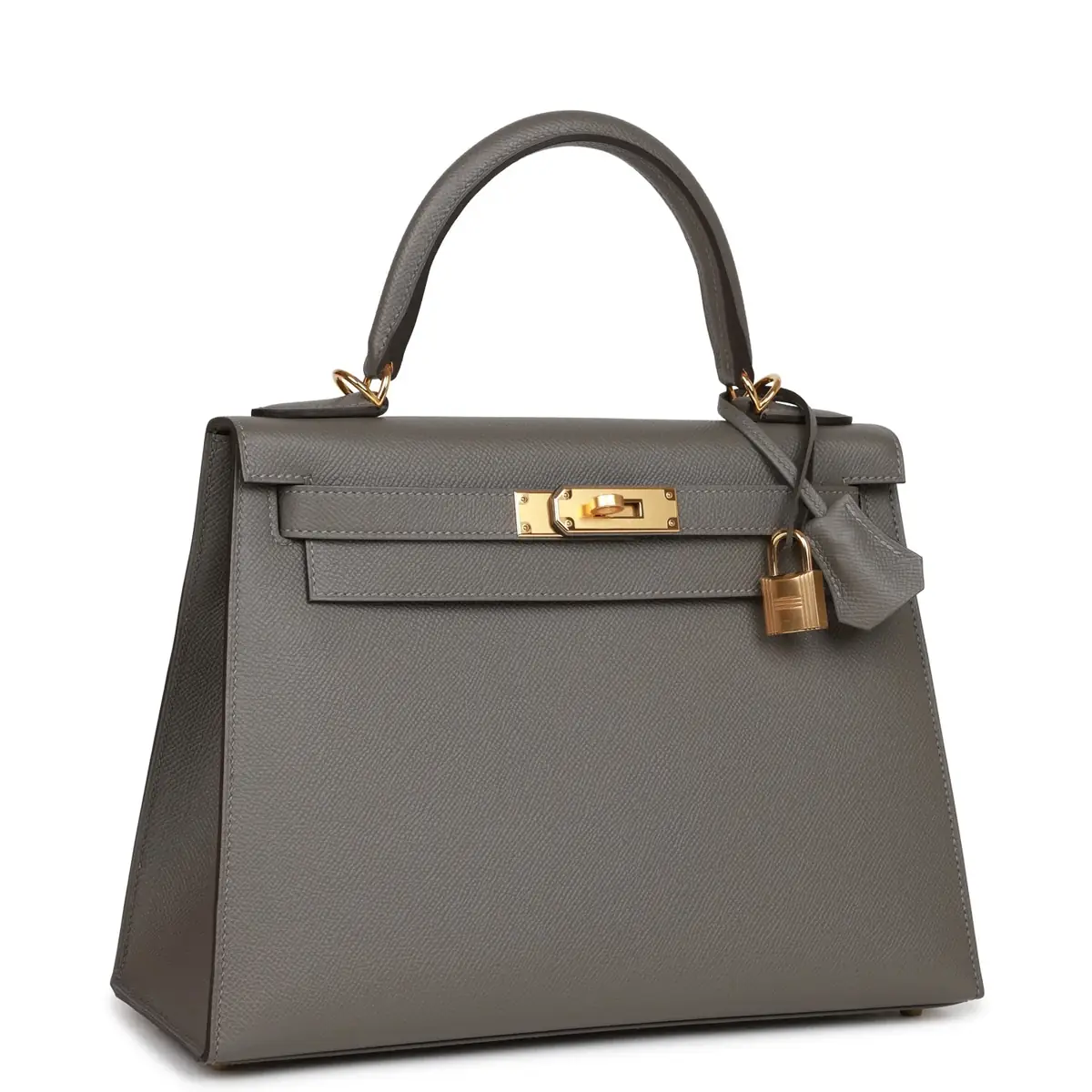 HERMÈS Hermes Kelly Sellier 28 Gris Meyer Epsom Gold Hardware | Thumbnail 2 HERMÈS Hermes Kelly Sellier 28 Gris Meyer Epsom Gold Hardware | Thumbnail 2