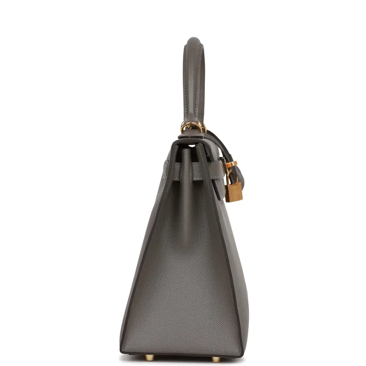 HERMÈS Hermes Kelly Sellier 28 Gris Meyer Epsom Gold Hardware | Thumbnail 3 HERMÈS Hermes Kelly Sellier 28 Gris Meyer Epsom Gold Hardware | Thumbnail 3