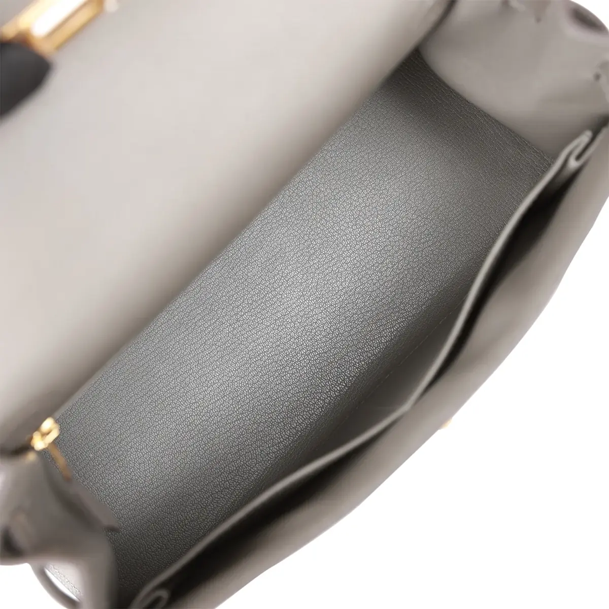 HERMÈS Hermes Kelly Sellier 28 Gris Meyer Epsom Gold Hardware | Thumbnail 8 HERMÈS Hermes Kelly Sellier 28 Gris Meyer Epsom Gold Hardware | Thumbnail 8