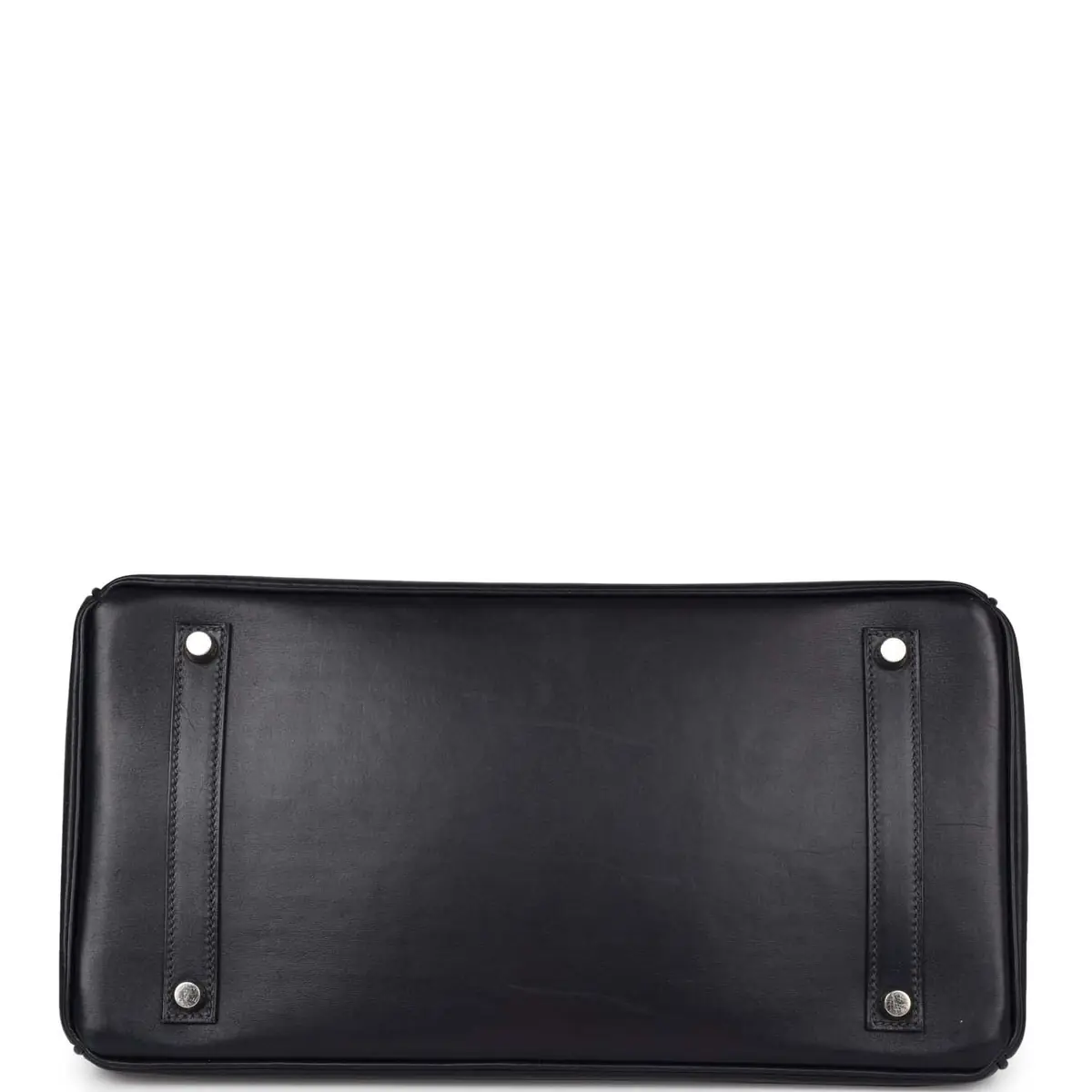 HERMÈS Vintage Hermes Birkin 35 Bleu Navy Box Palladium Hardware | Thumbnail 6 HERMÈS Vintage Hermes Birkin 35 Bleu Navy Box Palladium Hardware | Thumbnail 6