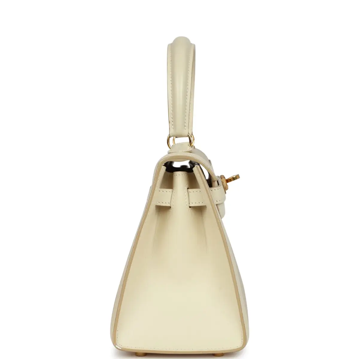 HERMÈS Vintage Hermes Kelly Sellier 20 Parchemin Crinoline and Box Gold Hardware | Thumbnail 4