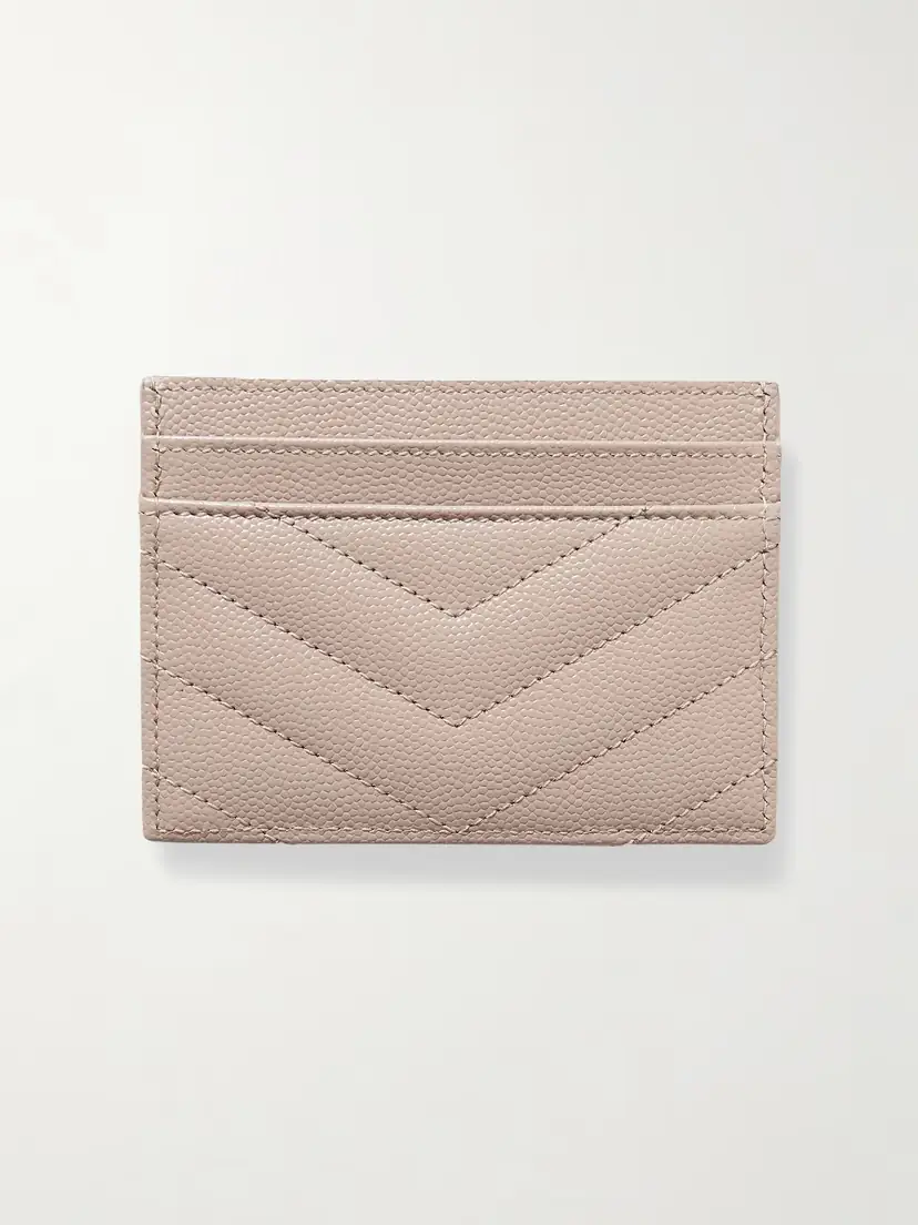Saint Laurent Monogramme Quilted Textured-leather Cardholder | Thumbnail 2 Saint Laurent Monogramme Quilted Textured-leather Cardholder | Thumbnail 2