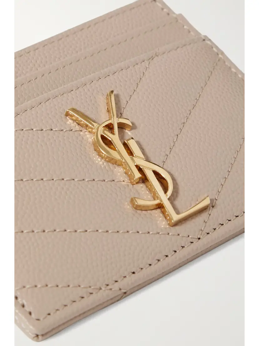 Saint Laurent Monogramme Quilted Textured-leather Cardholder | Thumbnail 3 Saint Laurent Monogramme Quilted Textured-leather Cardholder | Thumbnail 3