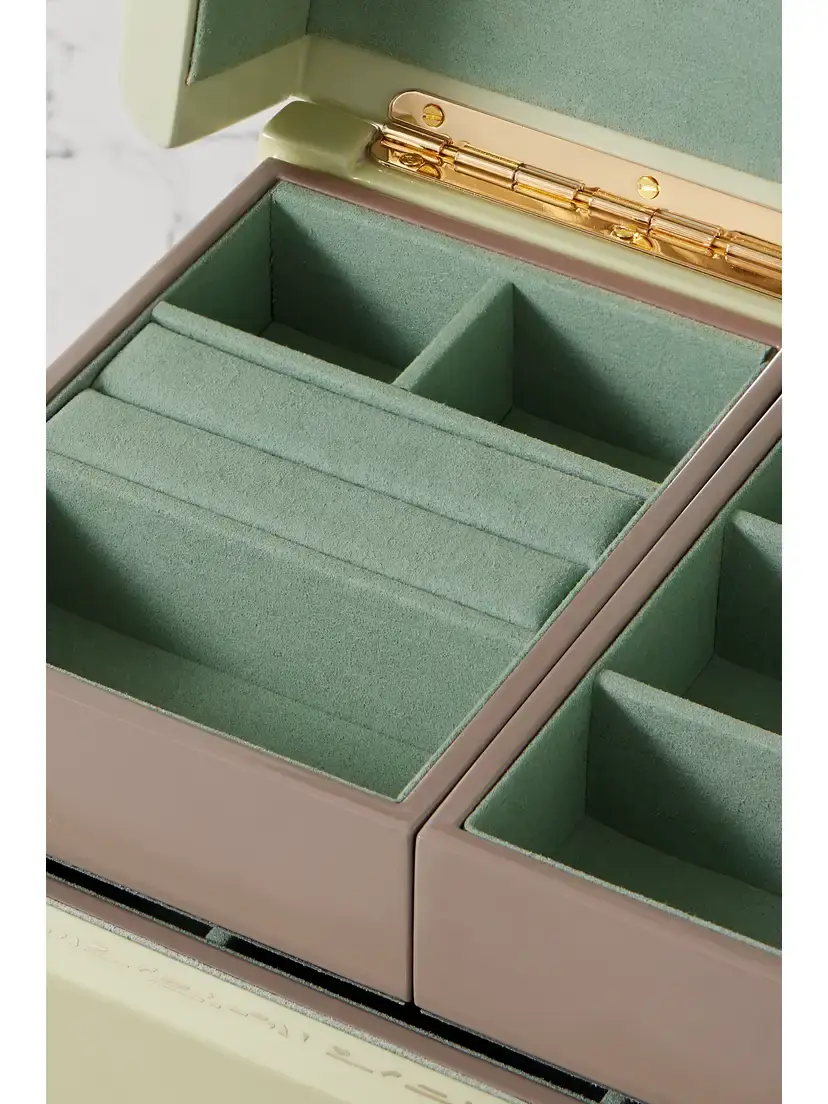 Trove Trunk Mini Lacquered Wood Jewelry Box | Thumbnail 4