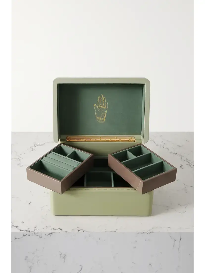 Trove Trunk Mini Lacquered Wood Jewelry Box | Thumbnail 5