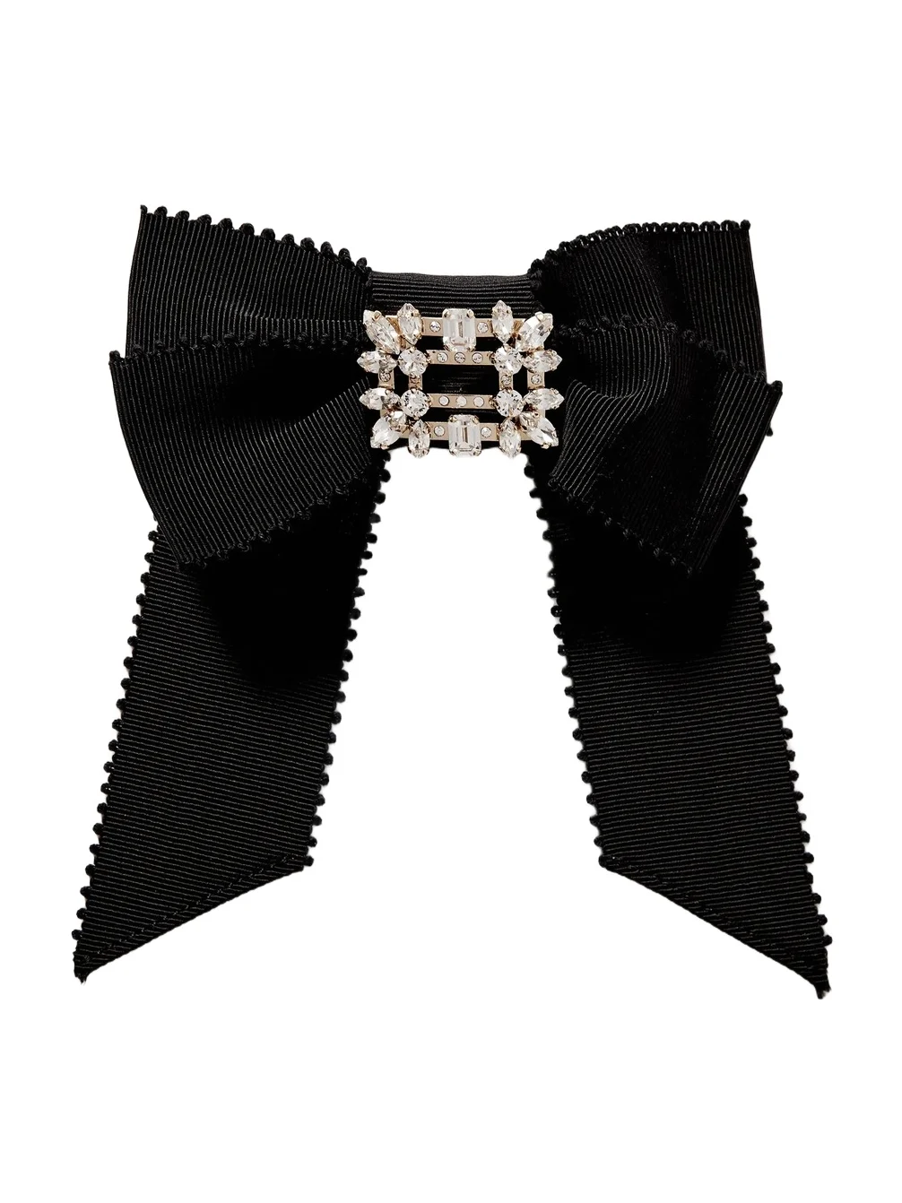 Broche Vivier Crystal-embellished Grosgrain Hair Clip Broche Vivier Crystal-embellished Grosgrain Hair Clip