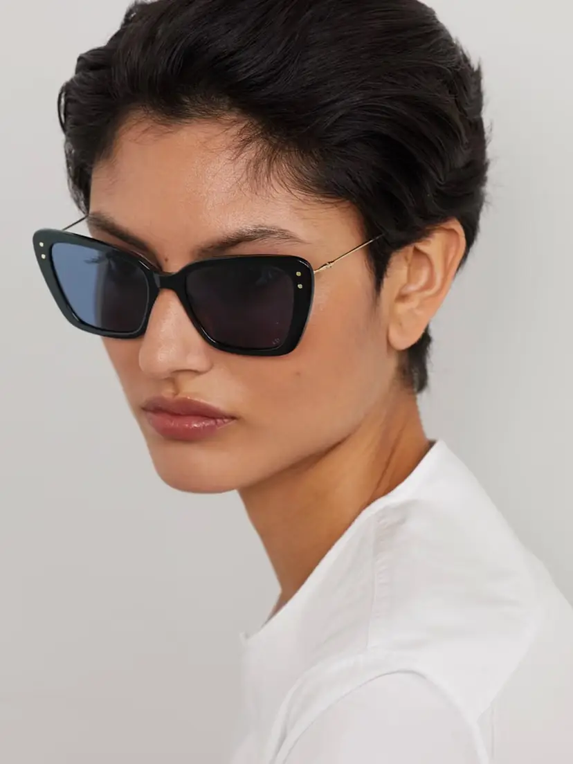 DIOR Eyewear Missdior B5i Cat-eye Acetate And Gold-tone Sunglasses - Black | Thumbnail 2 DIOR Eyewear Missdior B5i Cat-eye Acetate And Gold-tone Sunglasses - Black | Thumbnail 2