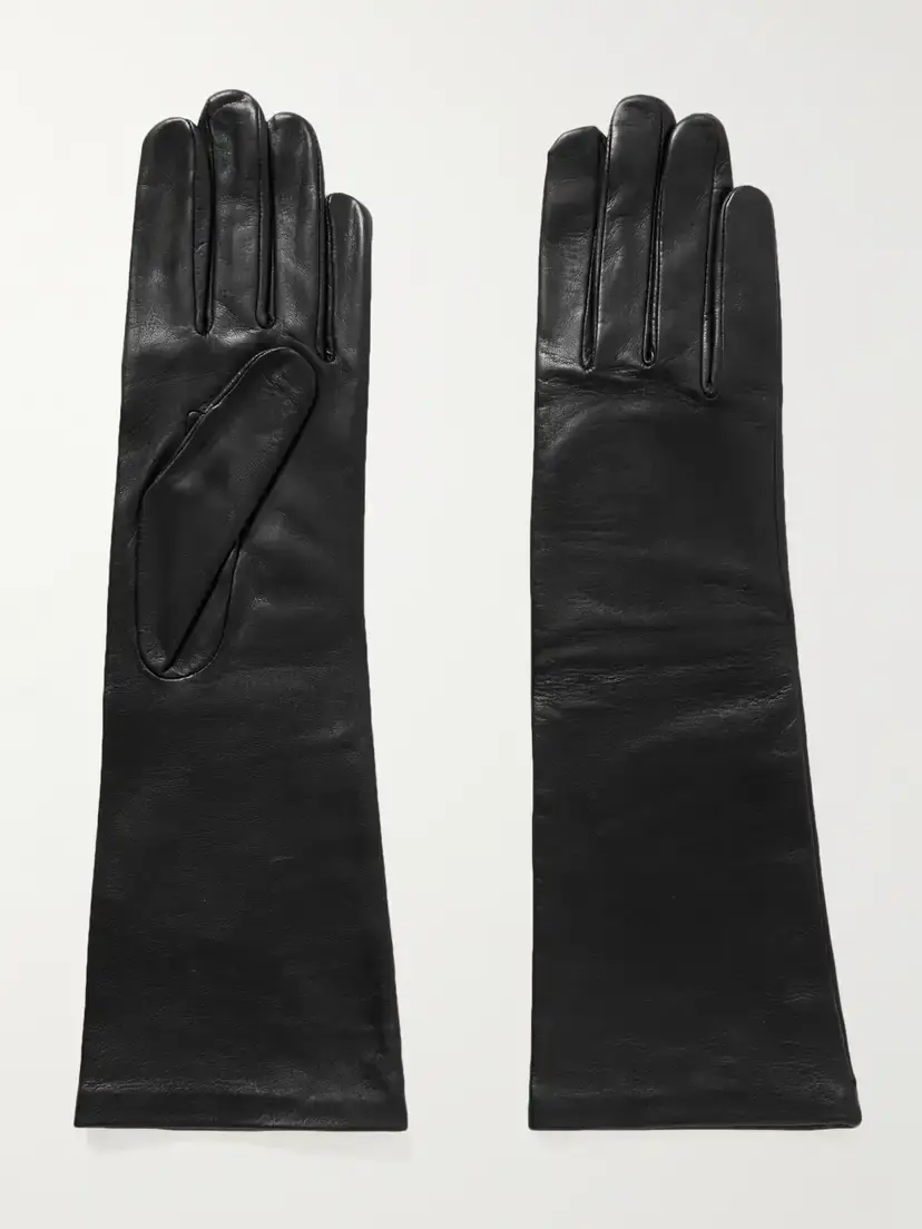 Agnelle Celia Leather Gloves | Thumbnail 2 Agnelle Celia Leather Gloves | Thumbnail 2