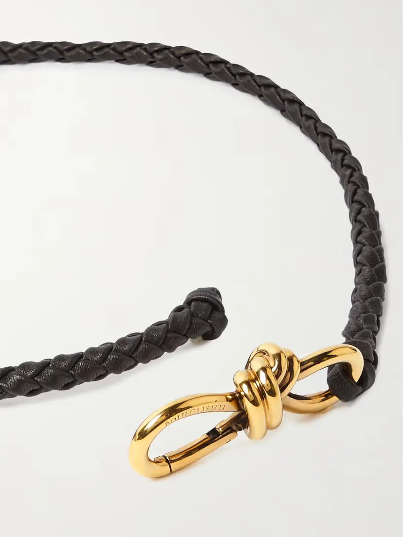 Bottega Veneta Intrecciato Leather Belt | Thumbnail 3