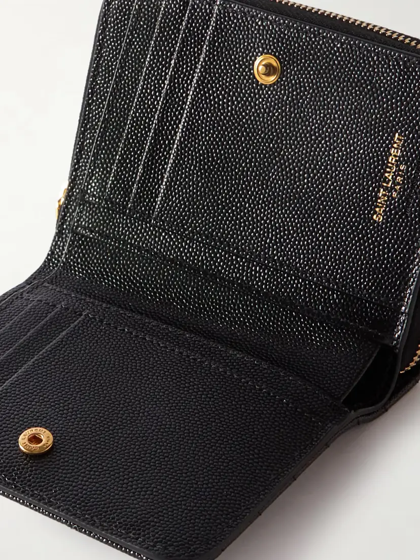 Saint Laurent Monogramme Quilted Textured-leather Wallet | Thumbnail 5 Saint Laurent Monogramme Quilted Textured-leather Wallet | Thumbnail 5