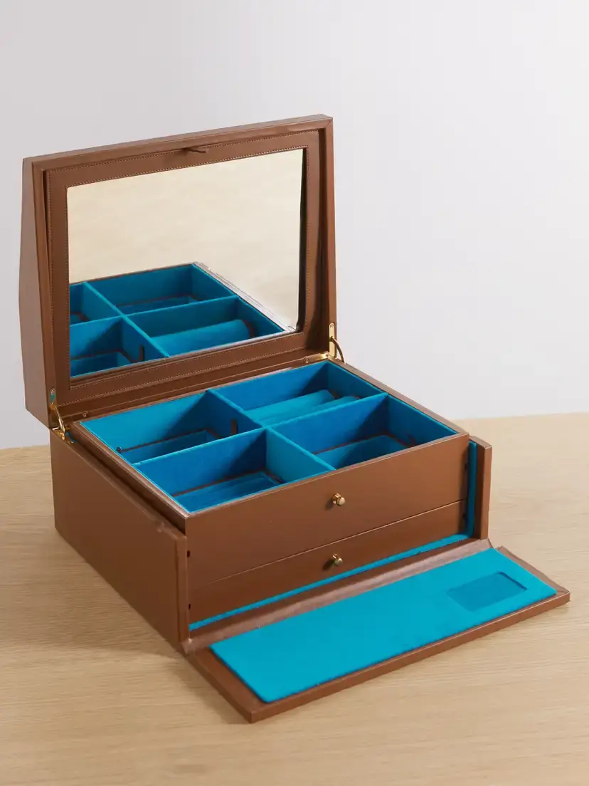 Carolina Bucci + Pineider Printed Leather Jewelry Box | Image 1 Carolina Bucci + Pineider Printed Leather Jewelry Box | Image 1