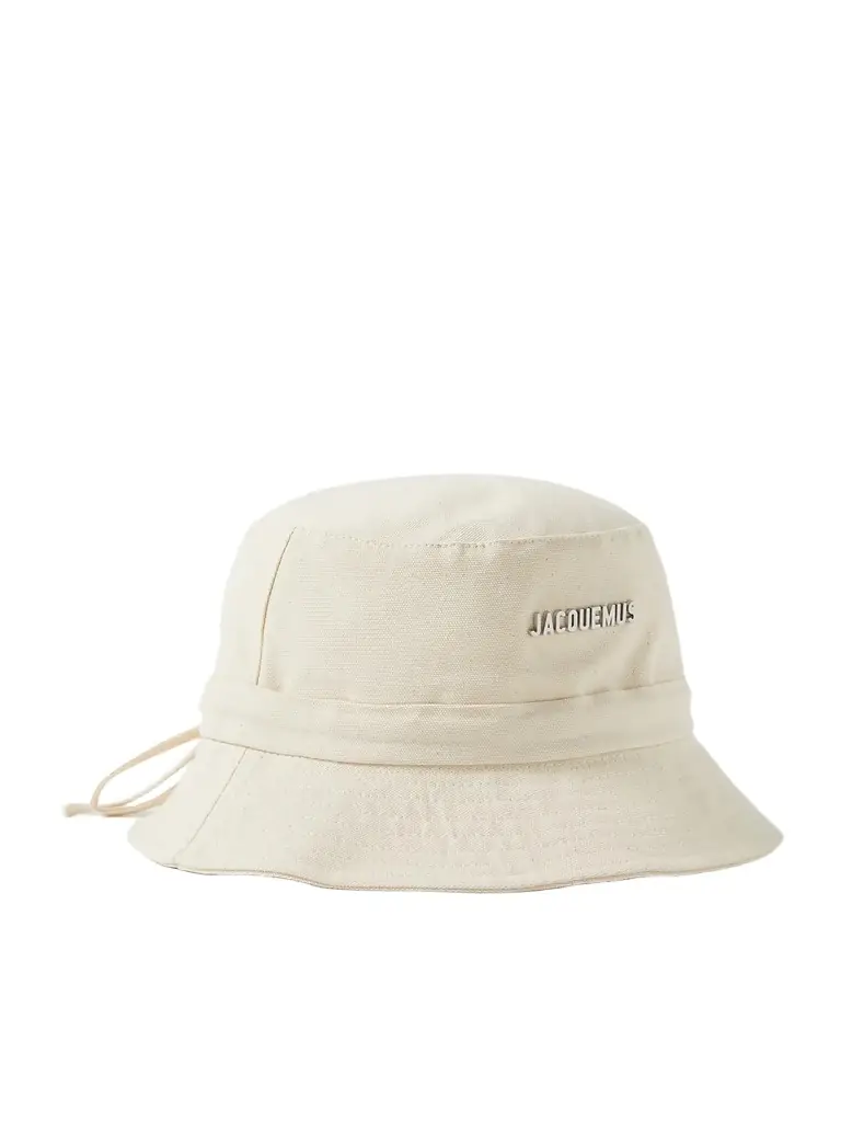 Jacquemus Le Bob Gadjo Embellished Cotton-canvas Bucket Hat | Image 1 Jacquemus Le Bob Gadjo Embellished Cotton-canvas Bucket Hat | Image 1