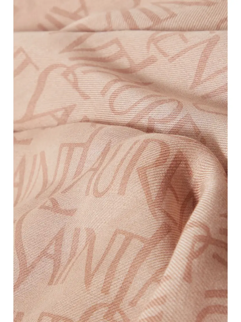 Saint Laurent Printed Modal And Cashmere-blend Twill Scarf | Thumbnail 3