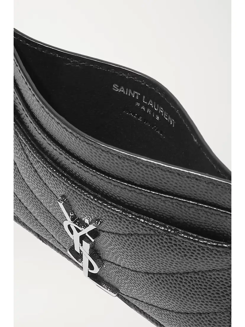 Saint Laurent Monogramme Quilted Textured-leather Cardholder | Thumbnail 2 Saint Laurent Monogramme Quilted Textured-leather Cardholder | Thumbnail 2