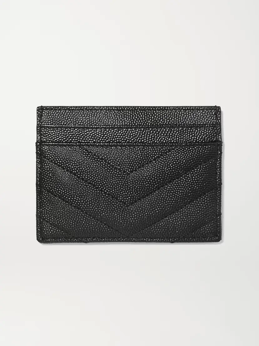 Saint Laurent Monogramme Quilted Textured-leather Cardholder | Thumbnail 3 Saint Laurent Monogramme Quilted Textured-leather Cardholder | Thumbnail 3