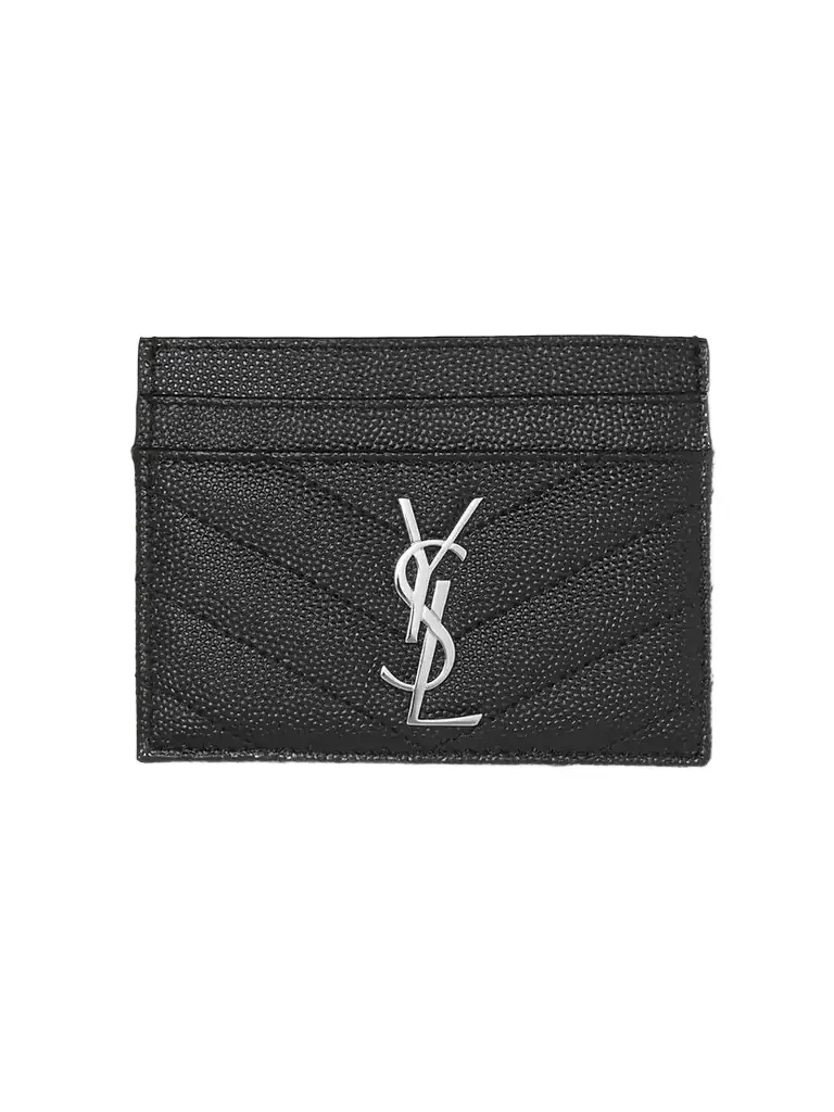 Monogramme Quilted Textured-leather Cardholder Monogramme Quilted Textured-leather Cardholder