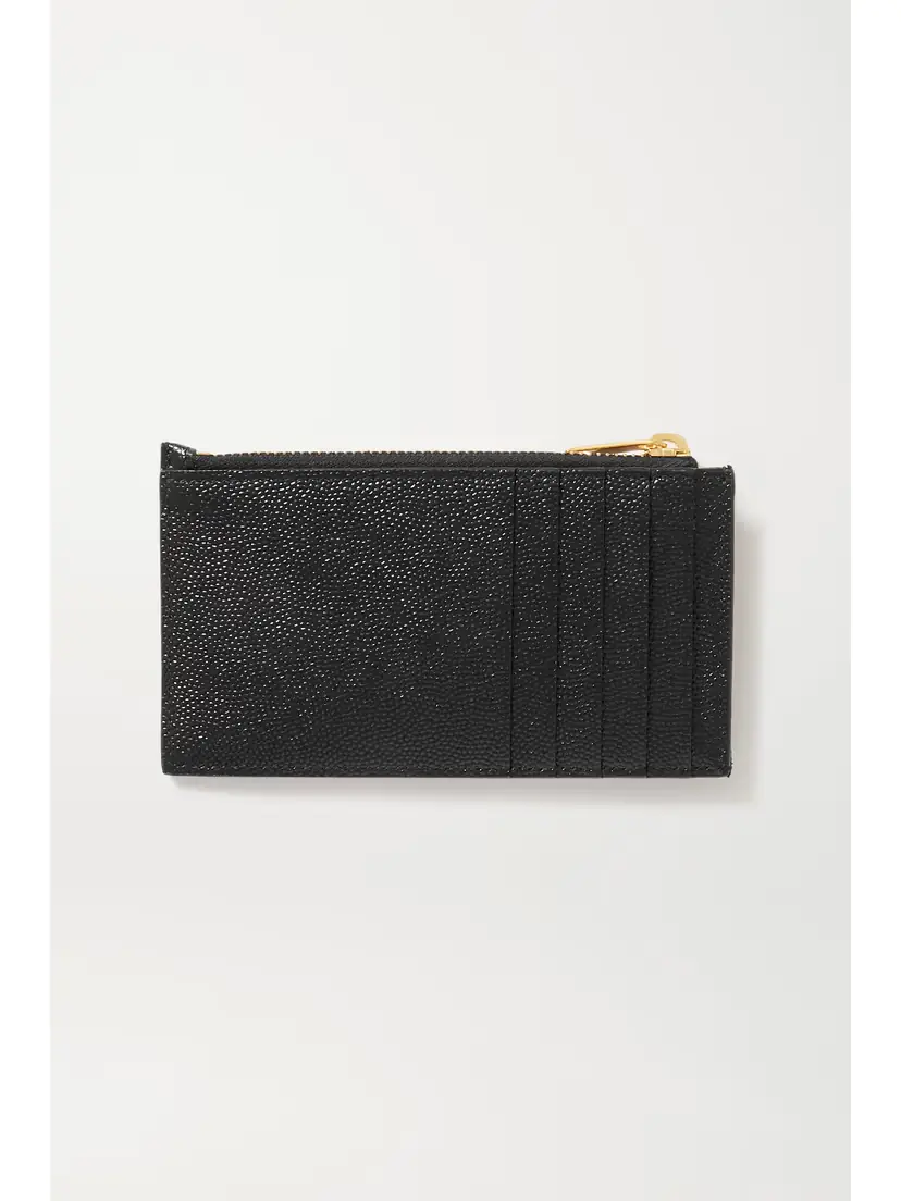 Saint Laurent Monogramme Small Quilted Textured-leather Wallet | Thumbnail 3