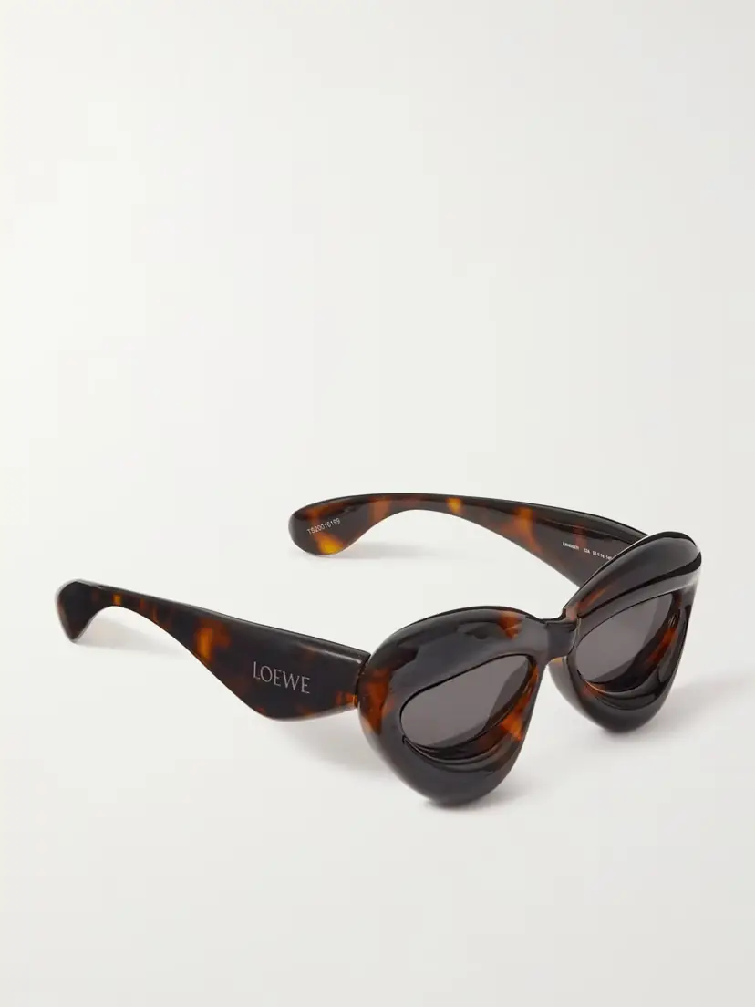 Loewe Inflated Cat-eye Tortoiseshell Acetate Sunglasses | Thumbnail 3 Loewe Inflated Cat-eye Tortoiseshell Acetate Sunglasses | Thumbnail 3