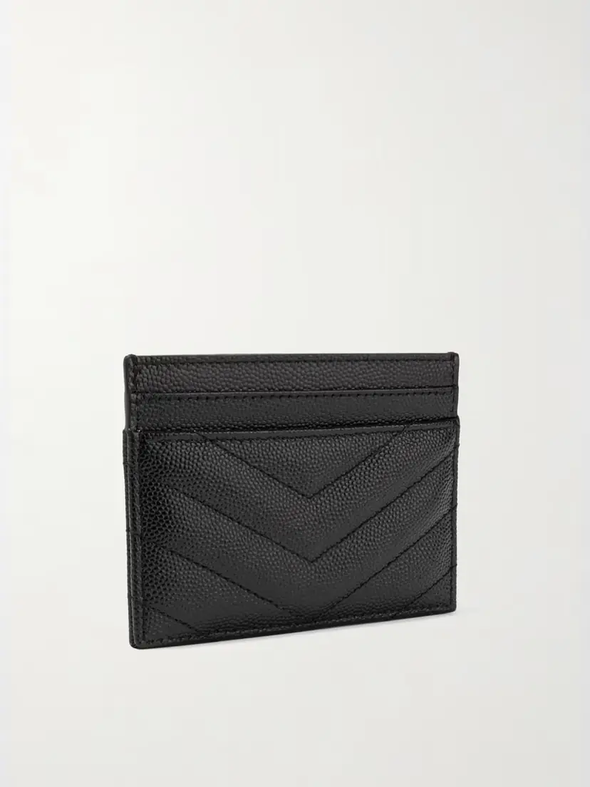 Saint Laurent Monogramme Quilted Textured-leather Cardholder | Thumbnail 3 Saint Laurent Monogramme Quilted Textured-leather Cardholder | Thumbnail 3