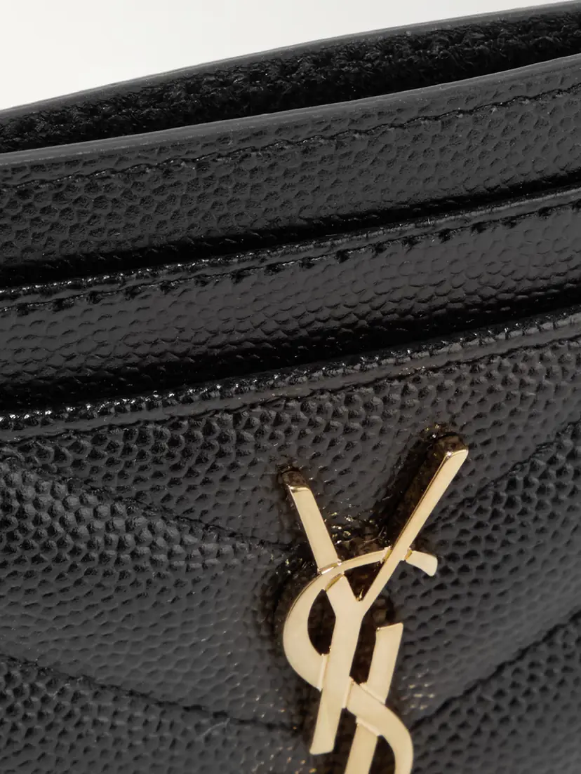Saint Laurent Monogramme Quilted Textured-leather Cardholder | Thumbnail 4 Saint Laurent Monogramme Quilted Textured-leather Cardholder | Thumbnail 4